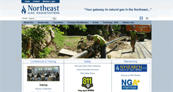 Desktop Screenshot of northeastgas.org