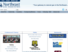 Tablet Screenshot of northeastgas.org